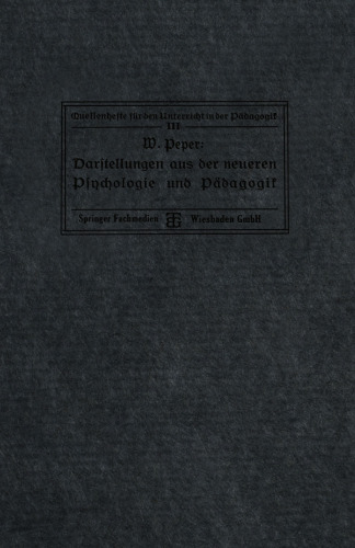 نمایندگی هایی از روانشناسی و تعلیم و تربیت اخیر