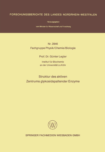 ساختار سایت فعال آنزیم های گلیکوسیدهای جدا سازی شده