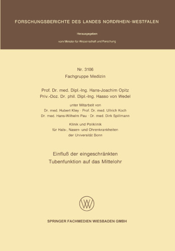 ﻿تأثیر عملکرد لوله محدود بر گوش میانی