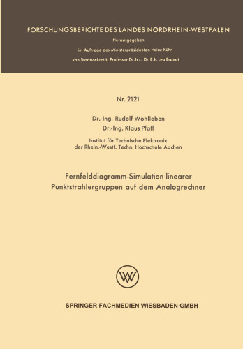 شبیه سازی نمودار میدان دور در گروه های خطی خطی بر روی کامپیوتر آنالوگ