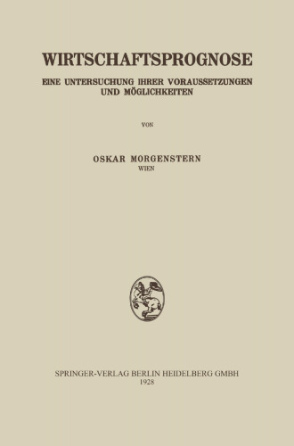 ﻿پیش آگهی اقتصادی: بررسی شرایط و امکانات آن