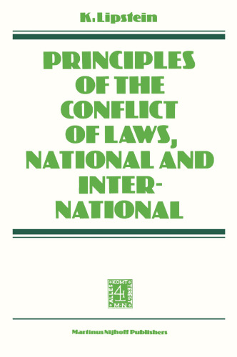 ﻿اصول تعارض قوانین ملی و بین المللی