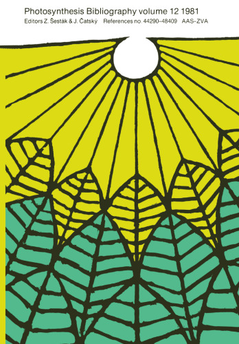 ﻿کتاب فتوسنتز: شماره مراجع. 44290–48409 / AAS-ZVA