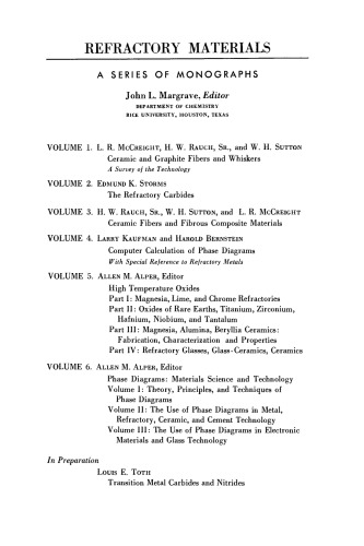 سرامیک منیزیم ، آلومینا ، بریلیا: ساخت ، خصوصیات و خصوصیات: اکسیدهای درجه حرارت بالا ، قسمت سوم