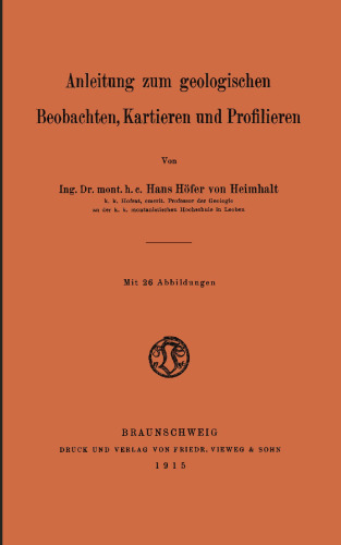 ﻿راهنمای رصد زمین شناسی، نقشه برداری و پروفیل