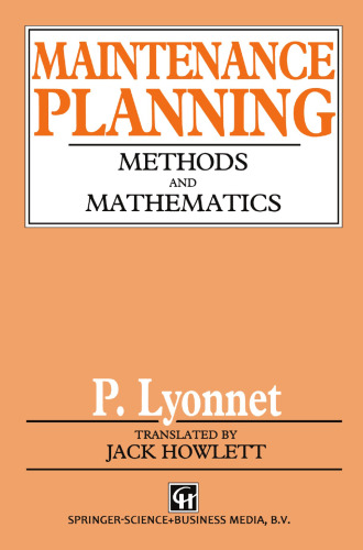 برنامه ریزی تعمیر و نگهداری: روش ها و ریاضیات