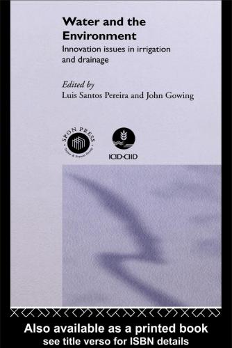 ﻿آب و محیط زیست: مسائل نوآوری در آبیاری و زهکشی