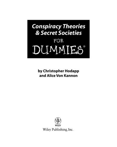 ﻿تئوری های توطئه و انجمن های مخفی برای آدمک ها
