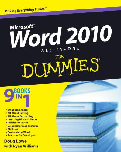﻿Word 2010 All-in-One For Dummies