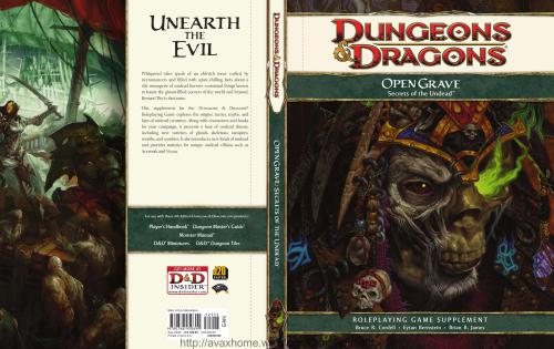 Open Grave: Secrets of the Undead: مکمل D&D نسخه 4