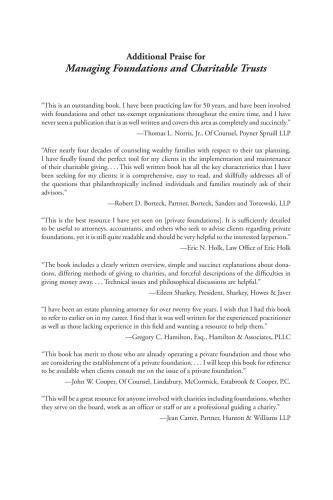 ﻿مدیریت بنیادها و امانت‌های خیریه: دانش، ابزار و تکنیک‌های ضروری برای اهداکنندگان و مشاوران