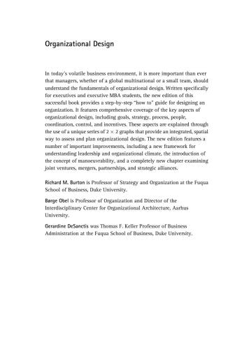 ﻿طراحی سازمانی: رویکرد گام به گام