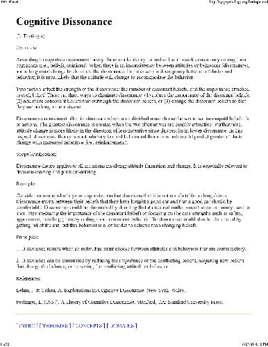 ﻿نظریه ناهماهنگی شناختی