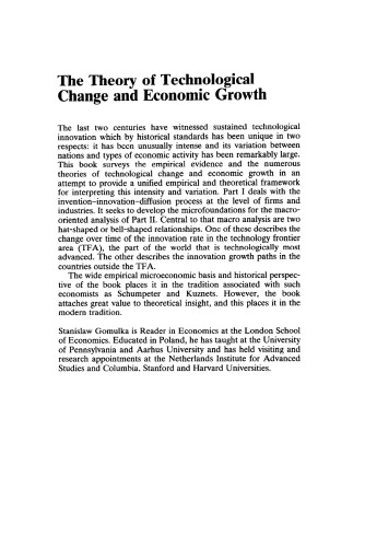 ﻿نظریه تغییر تکنولوژیک و رشد اقتصادی