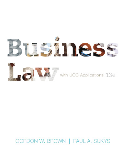 قانون کسب و کار با UCC برنامه دانشجویی