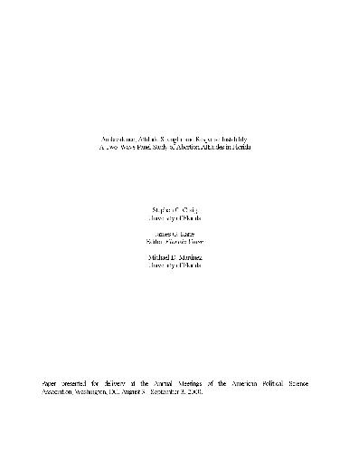 ﻿دوسوگرایی، قدرت نگرش و بی ثباتی پاسخ