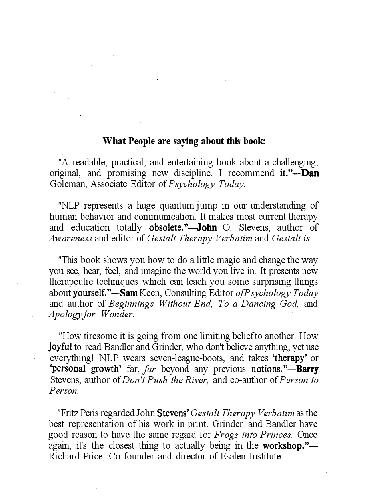 قورباغه ها به شاهزاده ها برنامه نویسی زبانشناسی عصبی