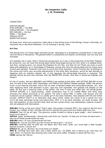 یک بازرس تماس می گیرد