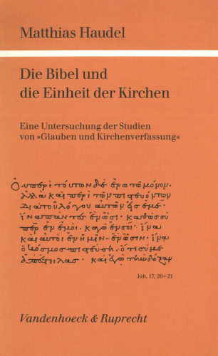 ﻿کتاب مقدس و وحدت کلیساها: بررسی مطالعات 