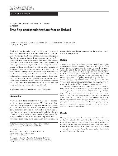 ﻿[ژورنال] مجله اروپایی جراحی پلاستیک 2003-2007