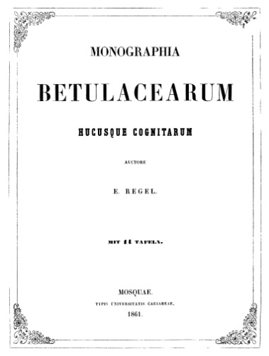 ﻿مونوگرافی از Betulaceae.