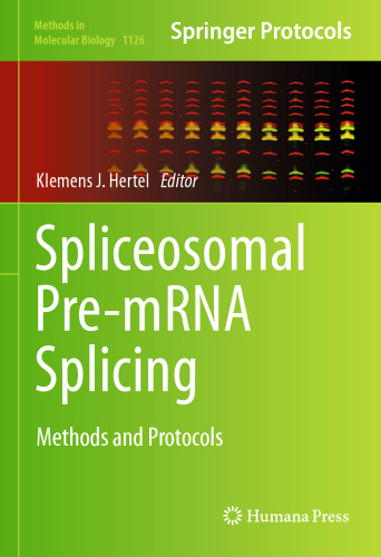 ﻿ترکیبی از pre-mrna scliceosomal: روش ها و پروتکل ها