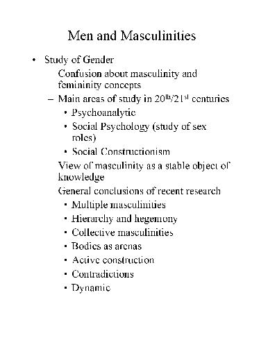 ﻿مردان و مردانگی