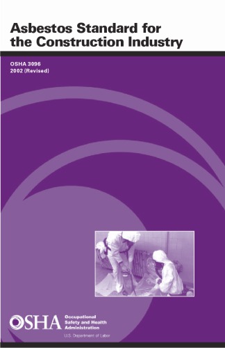﻿استاندارد آزبست برای صنعت ساخت و ساز: (OSHA 3096)