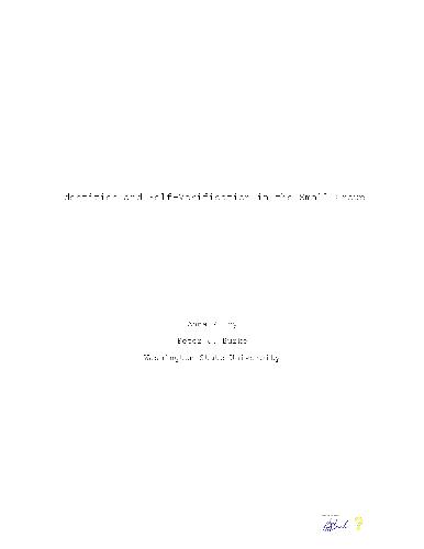 ﻿هویت و خود تأیید در گروه کوچک