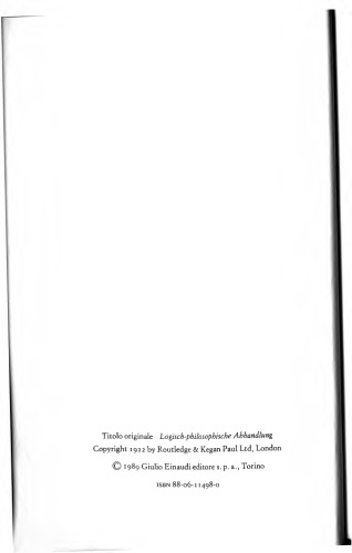 Tractatus Logico-Philosophicus