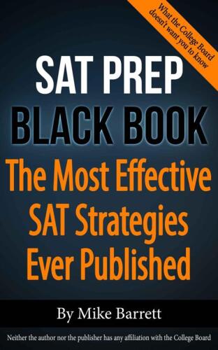 SAT Prep Book Black: موثرترین استراتژی های SAT که تاکنون منتشر شده است