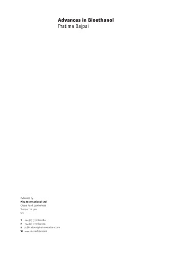 پیشرفت در Bioethanol