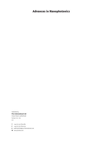 ﻿پیشرفت در نانوفوتونیکس