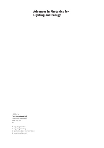 پیشرفت در فوتونیک برای روشنایی و انرژی