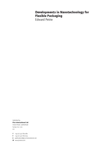 ﻿تحولات فناوری نانو برای بسته بندی انعطاف پذیر