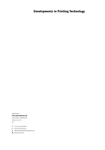 ﻿پیشرفت در فناوری چاپ