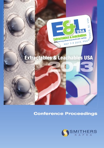 ﻿Extractables and Leachables USA 2013
