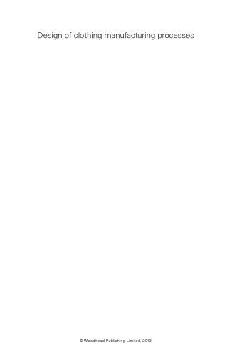 ﻿طراحی فرآیندهای تولید لباس: رویکردی سیستماتیک برای برنامه ریزی، برنامه ریزی و کنترل