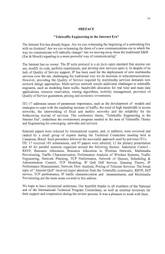 ﻿مهندسی ترافیک از راه دور در عصر اینترنت، مجموعه مقالات کنگره بین المللی تله ترافیک - ITC-I7