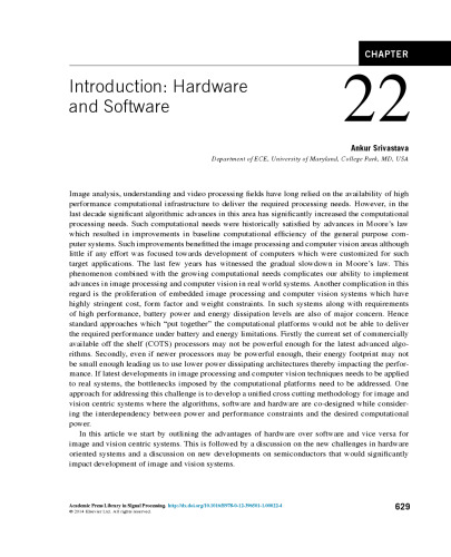 تصویر ، پردازش و تجزیه و تحلیل فیلم ، سخت افزار ، صدا ، پردازش صوتی و گفتار