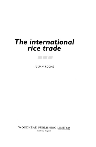 ﻿تجارت بین المللی برنج