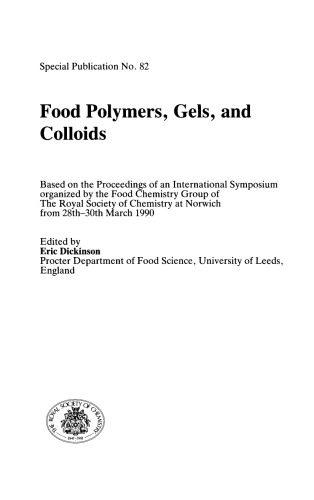 ﻿پلیمرهای غذایی، ژل ها و کلوئیدها