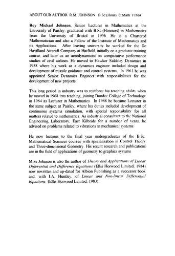 ﻿حساب نظریه مقدماتی و کاربردها در علوم فیزیکی و زندگی