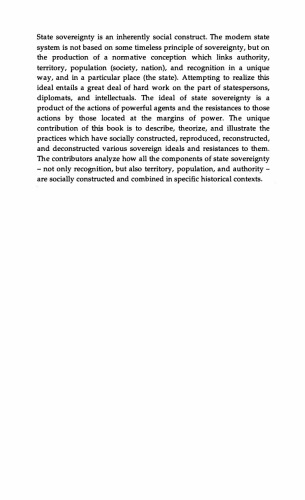 حاکمیت ایالتی به عنوان ساختار اجتماعی