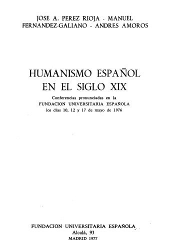 انسان گرایی اسپانیا در قرن نوزدهم: