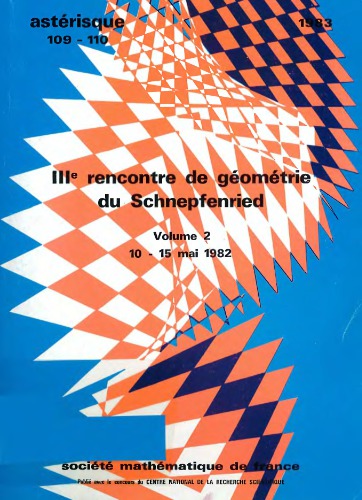 سومین نشست هندسی Schnepfenried، vol.2