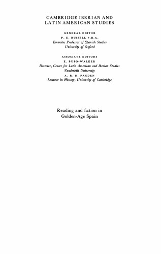 ﻿خواندن و داستان در اسپانیا عصر طلایی: نقد افلاطونی و برخی پاسخ های پیکارسکی