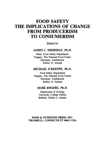ایمنی مواد غذایی: پیامدهای تغییر از تولید گرایی به مصرف گرایی