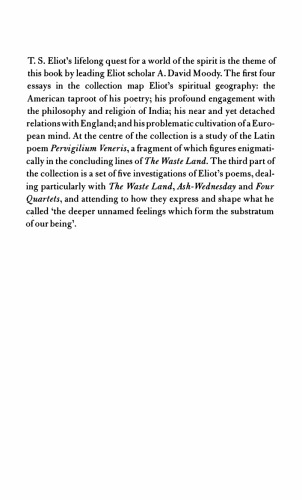 ﻿ردیابی روح S. S. Eliot: مقاله هایی درباره شعر و اندیشه او