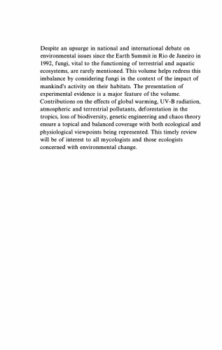 ﻿قارچ ها و تغییرات محیطی